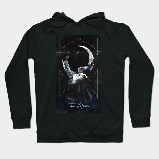 Jimin - The Moon Tarot Card Hoodie by kkotstore